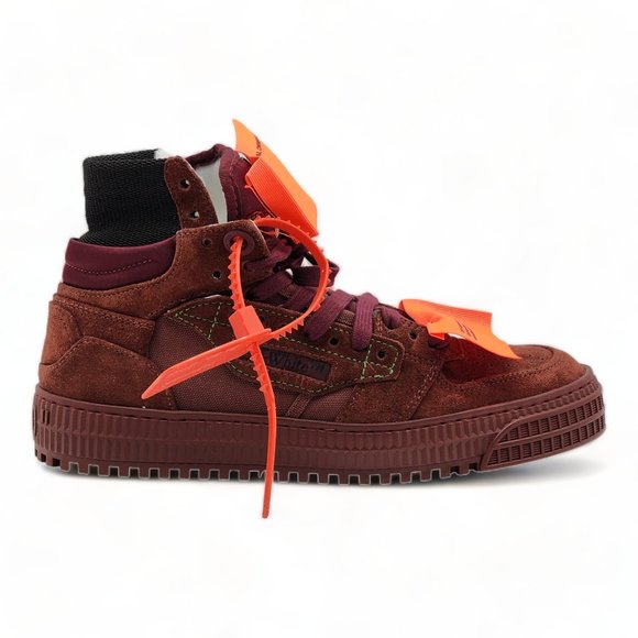 Off-white 3.0 hitop Sneakers burgundy. - Picture 4 of 9